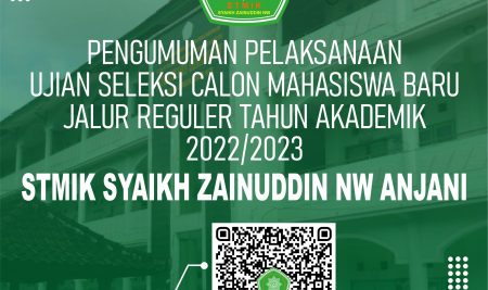 Pengumuman Pelaksanaan Ujian Masuk Calon Mahasiswa Baru Jalur Reguler TA 2022/2023